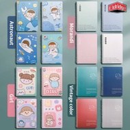(Eldrige) Notebook A5/B5 1Pcs Muji Ring Cartoon Notepads Binder Coil Book Notebook 60Sheets