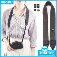 Camera Shoulder Neck Vintage Strap Belt 100% Cotton Camera Strap for Sony DSLR Camera Portable