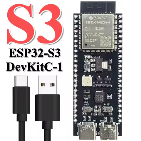 ESP32-S3-DevKitC-1 Development Board BT 2.4G Wifi Module for Arduino 8MB PSRAM 16MB FLASH Type-C ESP