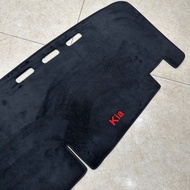 Kia K165, K3000 car dashboard mats, soft fleece velvet model, anti-slip sole