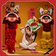 Yuhenshop Kids Chinese Lion Dance Head  Paper Material for Parties