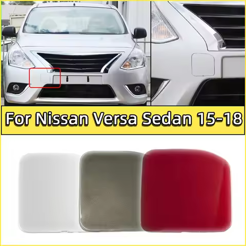 Auto Part Front Bumper Towing Hook Hauling Eye Cover Cap Trim For Nissan Versa Sedan 2015 2016 2017 