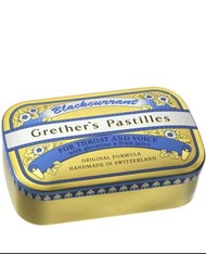 瑞士製造Grether‘s Pastilles 黑加侖子口味喉糖110g