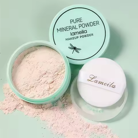 3 Colors Makeup Loose Powder Transparent Natural Face Finishing Powder Professional Oil-control Wate