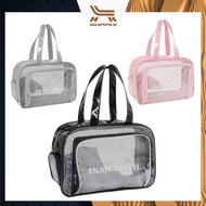 LH Clear Travel Bag | Beg Mandi Lutsinar | Waterproof Gym Bag for Airport / Beach / Travel