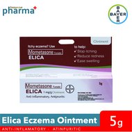 Elica Eczema Topical Steroid Ointment 5g - Anti-Inflammatory - Antipuritic (Mometasone Furoate)