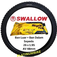 Federal MTB Bike Outer Tire + Inner Tube Package 26 x 1.95