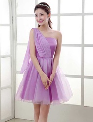 dress pesta wanita korea/gaun pesta D2904 e/gaun pesta ungu/gaun bridesmaid/dress bridesmaid