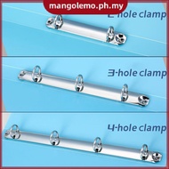 [MANGO] 1PCS A4 Perforated Folder Candy-Colored Transparent O-shaped 2-hole, 3-hole, 4-hole Waterpro