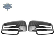 Car Carbon Fiber Rearview Side Mirror Cover Replacement for    C E Class W204 W212 W176 W246 C218 X1