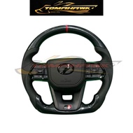 PERODUA GR CARBON STEERING DAIHATSU GR CARBON STEERING WHEEL GR STEERING WHEEL PERODUA STEERING DAIH