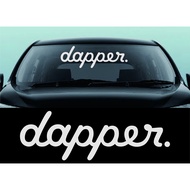 Dapper car stickers