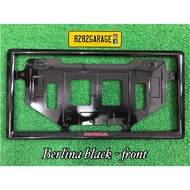 Honda Access Frame Plate Number Original Japan Berlina Black Dark Chrome