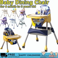 BabyDairy Baby Dining Chair Foldable Baby High Chair Learning Seat Child Dining Table And Chair d311