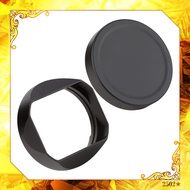 Haoge Lens Hood Metal Square Applicable to Sigma 35mm | 50mm F2 DG DN Contemporary Mirrorless Lenses