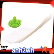 【A-NH】100PCS Ice Bags with Funnel DIY Popsicle Maker Ice Sucker Maker Ice Cream Makers Popsicle Molds