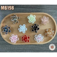 Combo 3c MB198 Fashion Jade Chrysanthemum Plastic Size 3cm, Accessories Combination of Multi-Colored