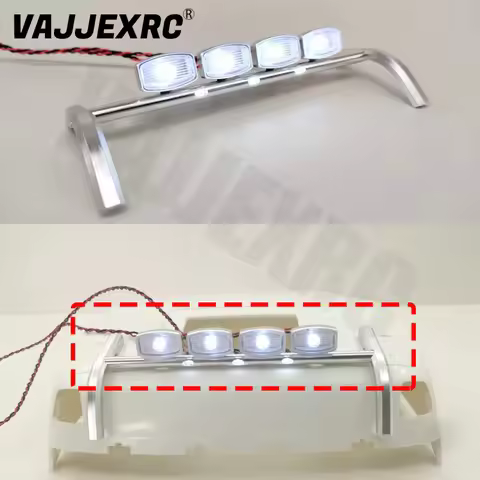Metal Roof Light Bar Set for Tamiya 1/14 SCALE TAMIYA Remote Control Volvo FH16 Globetrotter 750 563