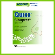 [Bundle of 2] Quixx Sinupret 50 Coated Tablets - By Medic Drugstore