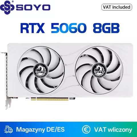 SOYO RTX5060 8G Gaming Graphic Card NVIDIA GeForce RTX 5060 128Bit GDDR7 8Pin PCI Express 5.0‌ Deskt