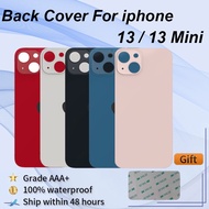 Back Cover For iPhone 13 13 mini High Quality Back Housing Cover iphone 13 Original Battery Door Gla