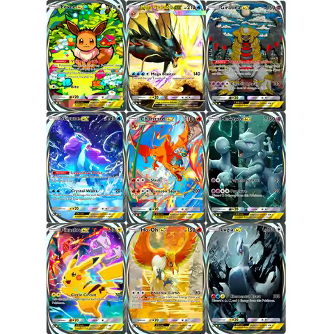 PTCG Collection Cards Charizard Giratina Gyarados Suicune DIY PTCG Game Cards Shining Creativity Rar