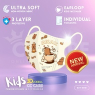 Kids Face Mask for School 3D BFE98% Child 3Ply Duckbill Mask 50pcs 6D Kids Mask 10pcs Individual Pac