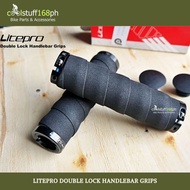 CS168ph LITEPRO Double Lock Handlebar Grips Bicycle Parts & Accessories