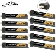 Upgrade TATTU 75C 1S 300mAh 3.8V Lipo Battery For RC Helicopter Quadcopter FPV Racing Drone Parts Wi