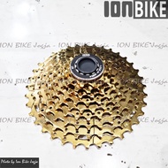 Cassette sprocket raze GOLD 9 speed 11-36 T - sprocket casette cassette freewheel 9sp sp 11T 36T 11-