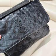 99新YSL 黑銀中號niki.