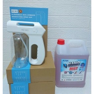 [[MSIA READY STOCK]] RZ-W3 Blue Light Spray Gun With 5 litters sanitaizer nano mist combo set