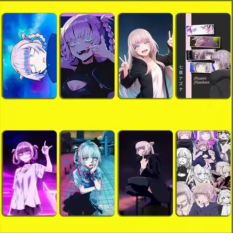 C-Call of Night Nazuna Nanakusa Card Stickers For Debit Bank Credit Cards Metro Bus Pass Sticker Dec