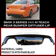 BMW 3 SERIES E60 M TEACH REAR BUMPER DIFFUSER LIP ABS SKIRT LIP BODYKIT