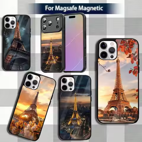P-Paris Eiffel T-TowerS Art Phone Case For iPhone 13,12,15,17,11,16,14,Pro,Max,Plus,Mini,Magsafe,Mag