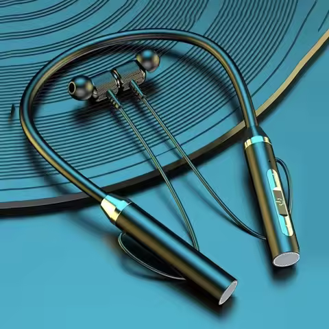 Wireless Bluetooth 5.0 Headphone Neckband Magnetic Earphones Sport Running Earbuds Waterproof Headse