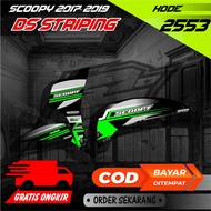 2553 SCOOPY FI 2017 STRIPING STICKERS - 209 VARIATION LIST