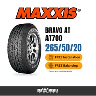 265/50/20 Maxxis Bravo AT700 (With Installation)
