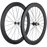50mm Carbon Wheels Road Bike Race Bicycle Wheelset 700C 3K Matte 23mm Width Clincher V Shape Novatec 171 Hub