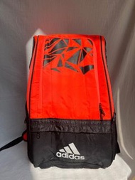 愛迪達/adidas螢光橘護脊機能型運動大背包/羽球背包（全新）🌼ha.haliday🌼