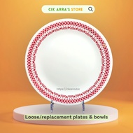 Corelle Cordoba Loose Replacement Plates Bowls (Sold Individually) Pinggan Mangkuk