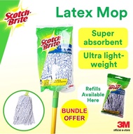 3M Scotch-Brite™ Latex Mop - Lightweight / Super Absorbent / Non-Woven Mop / Refill