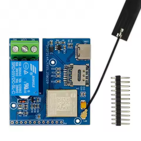 IoT 4G Networked Single-channel Relay Board AIR780E Main Control Chip Relay Module for Data Tansmiss