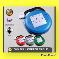 💥 SIRIM💥 Round Extension Full Copper Socket Extension Wire Heavy Duty Extension 5Y-10Y Extension Plu