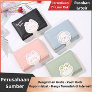 Alexander Dompet Wanita Dompet Lipat Tiga Pendek Pemegang Kartu Koin Bergaya D232