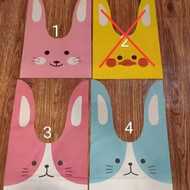 Xl size plastic bag (1pcs) 24 x 36 cm including ears, for the 5 ear motif is smaller