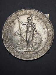 站洋1930年版壹圓銀幣英國貿易銀元（無暗記版）（有原光）