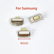 10-50PCS 4mm Power Volume Key Button Switch On Off Connector For Samsung S4 S3 S2 Note 2 I9100 I9300