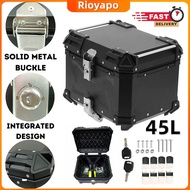 Motorcycle Top Box 45L Box Motorcycle Box Gsb Lc135 Y15 Givi Box Motorcycle Box Motor Top ABS 45L Waterproof Rack Safety