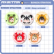 STRAYDOG BUNGOU | Pin Button Anime Bungou straydogs BSD Animal vers | 44mm Anime Pin by kawaiyu